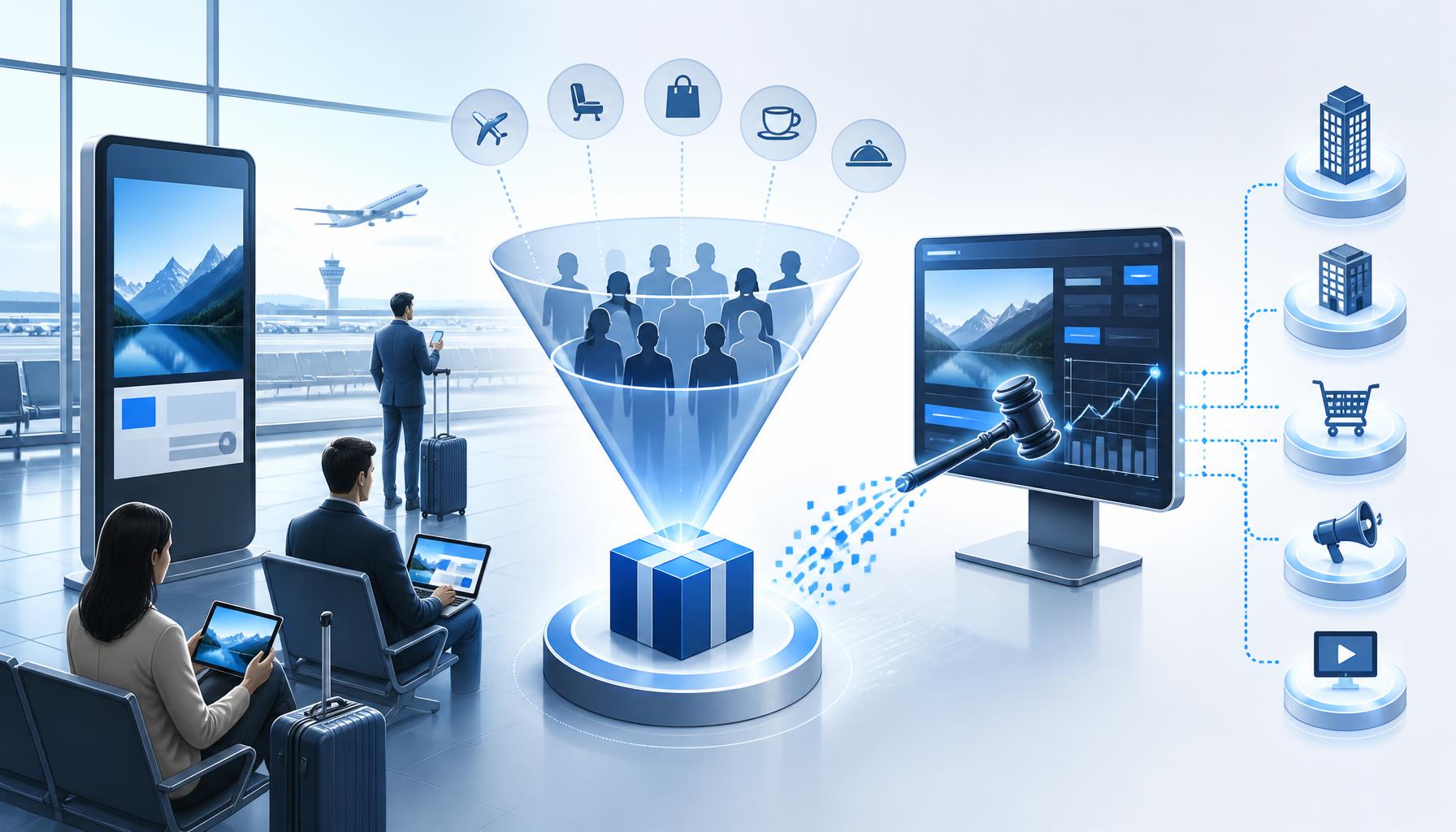 Airport CTV Auctions: Packaging Captive Travel Audiences Into Premium Programmatic Supply